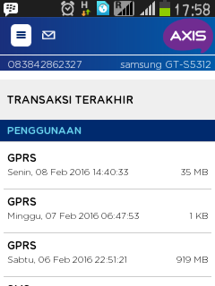 Sangat kecewa dgn layanan internet AXIS GSM