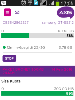 Sangat kecewa dgn layanan internet AXIS GSM