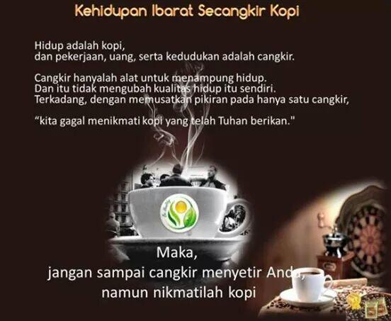 sedikit makna dari secangkir kopi