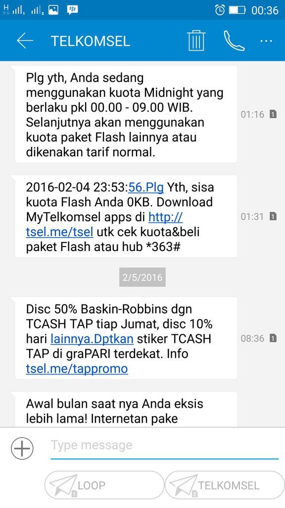 KEKECEWAAN TERHADAP PEMBODOHAN YANG DILAKUKAN LAYANAN INTERNET SIMPATI LOOP!!!