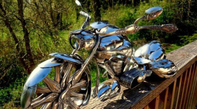 Sendok Bengkok 'Disulap' Jadi Karya Seni Bernilai Rp 53 Juta