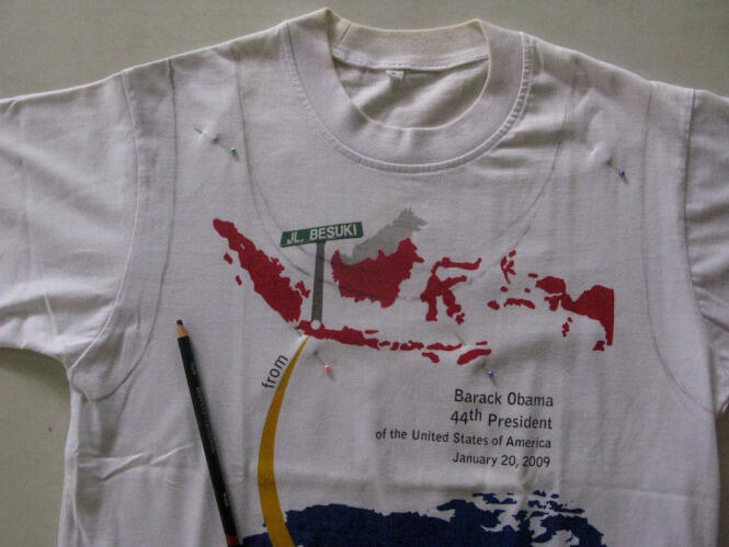 Recycle T-Shirt Bekas Jadi Tas.