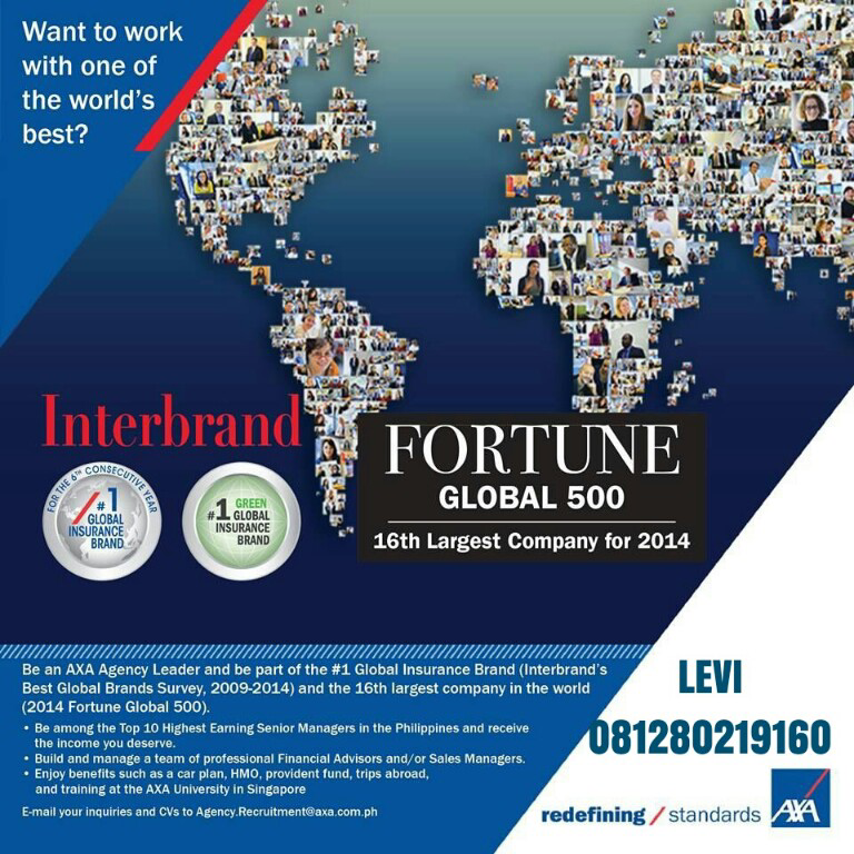Lowongan kerja Financial Consultant dan Agency Manager AXA