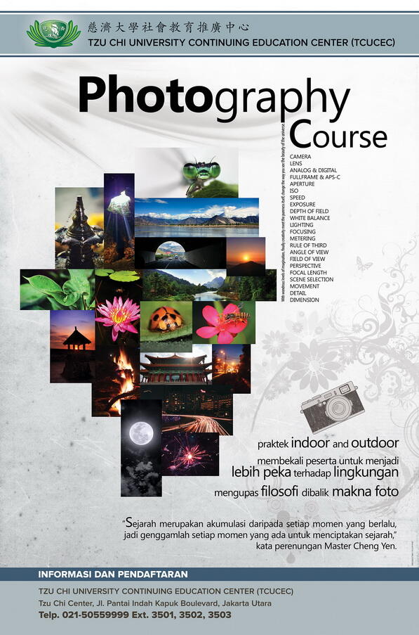 KURSUS PHOTOGRAPHY di TCUCEC Pantai Indah Kapuk