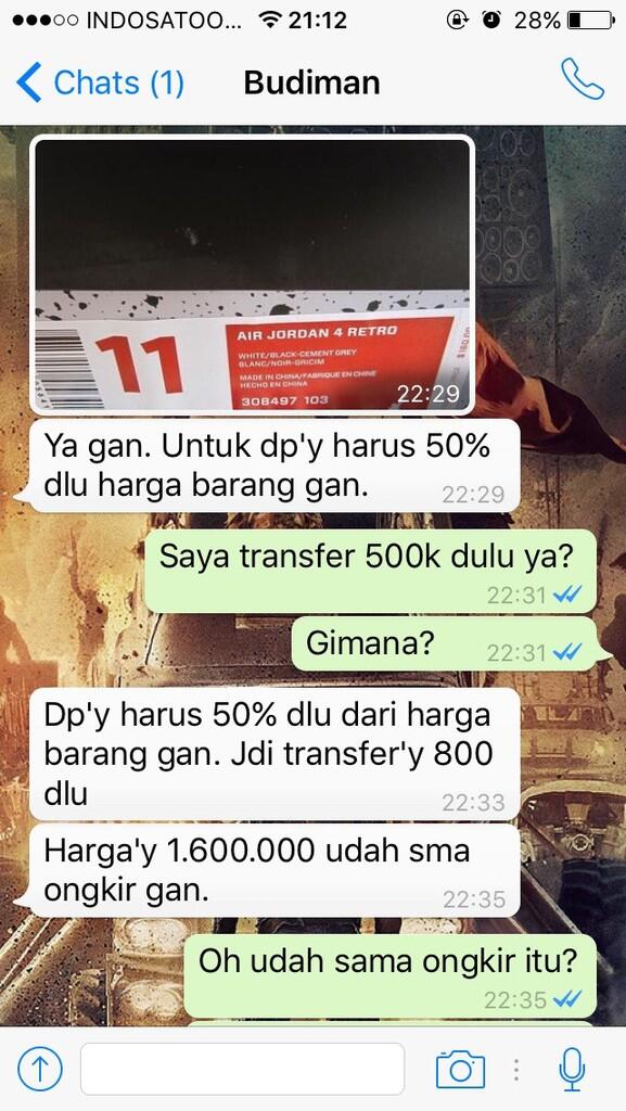 HATI-HATI BELANJA ONLINE DI OLX GAN!! SAYA BARU AJA KENA TIPU!! ADA MODUS BARU!