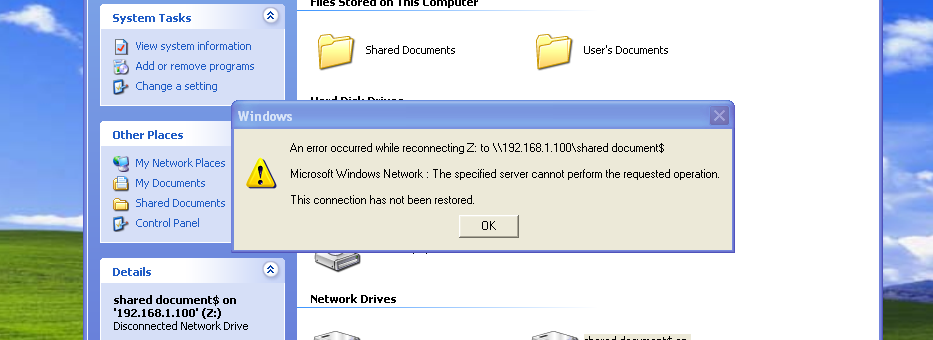 Windows 7 Sharing Problem