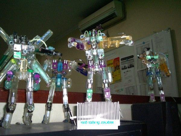 BUTUH WAKTU 3 JAM BIKIN ROBOT DARI KOREK GAS KARYA ANE gan,,,!!