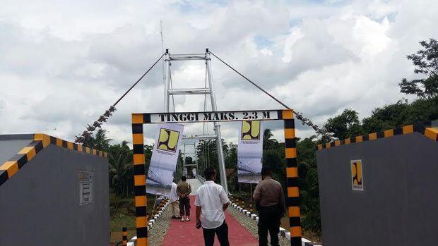 Jembatan Reyot 'Horor' di Banten Ini Diubah Jadi Kinclong