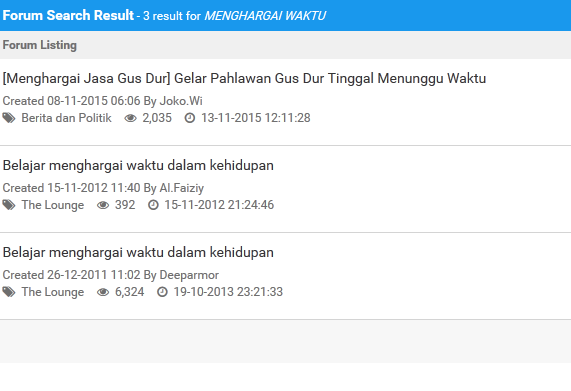 Menghargai waktu menuju dihargai waktu