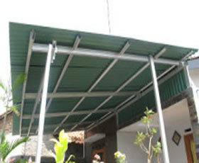 Rangka Atap Rumah dan Kanopi Baja Ringan Kualitas Terbaik, Murah