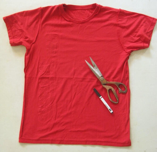 Recycle T-Shirt Bekas Jadi Tas.