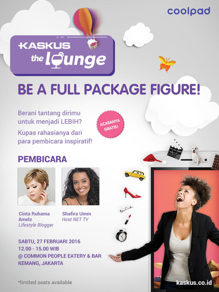 UNDANGAN DARI KASKUS THE LOUNGE UNTUK LADIES KASKUS