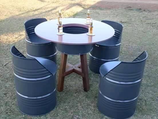 Jangan Buang Drum Bekas, Karena Bisa Jadi Perabot Rumah Yang Cantik