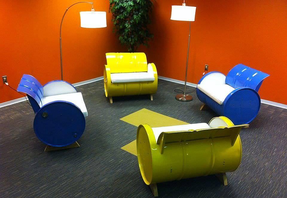 Jangan Buang Drum Bekas, Karena Bisa Jadi Perabot Rumah Yang Cantik