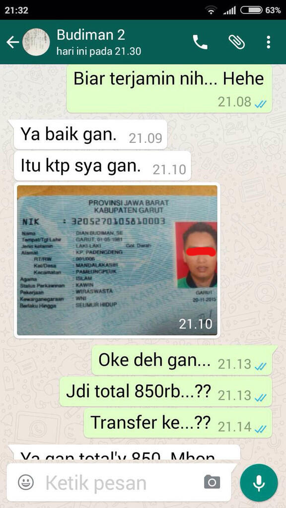 HATI-HATI BELANJA ONLINE DI OLX GAN!! SAYA BARU AJA KENA TIPU!! ADA MODUS BARU!