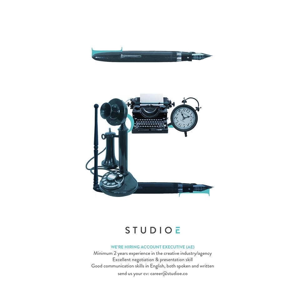 &#91;JAKARTA&#93; Account Executive - STUDIO E