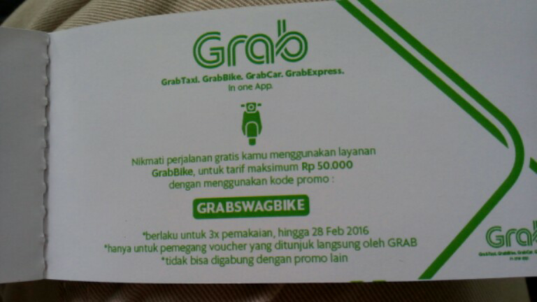 tim marketing GRAb indonesia sampah