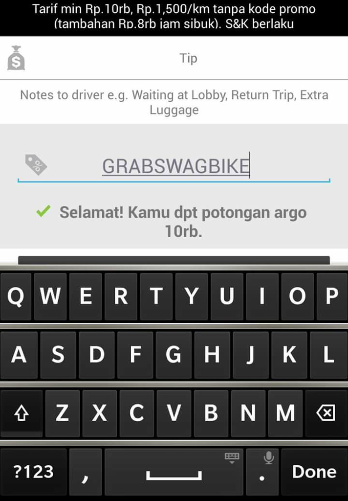 tim marketing GRAb indonesia sampah