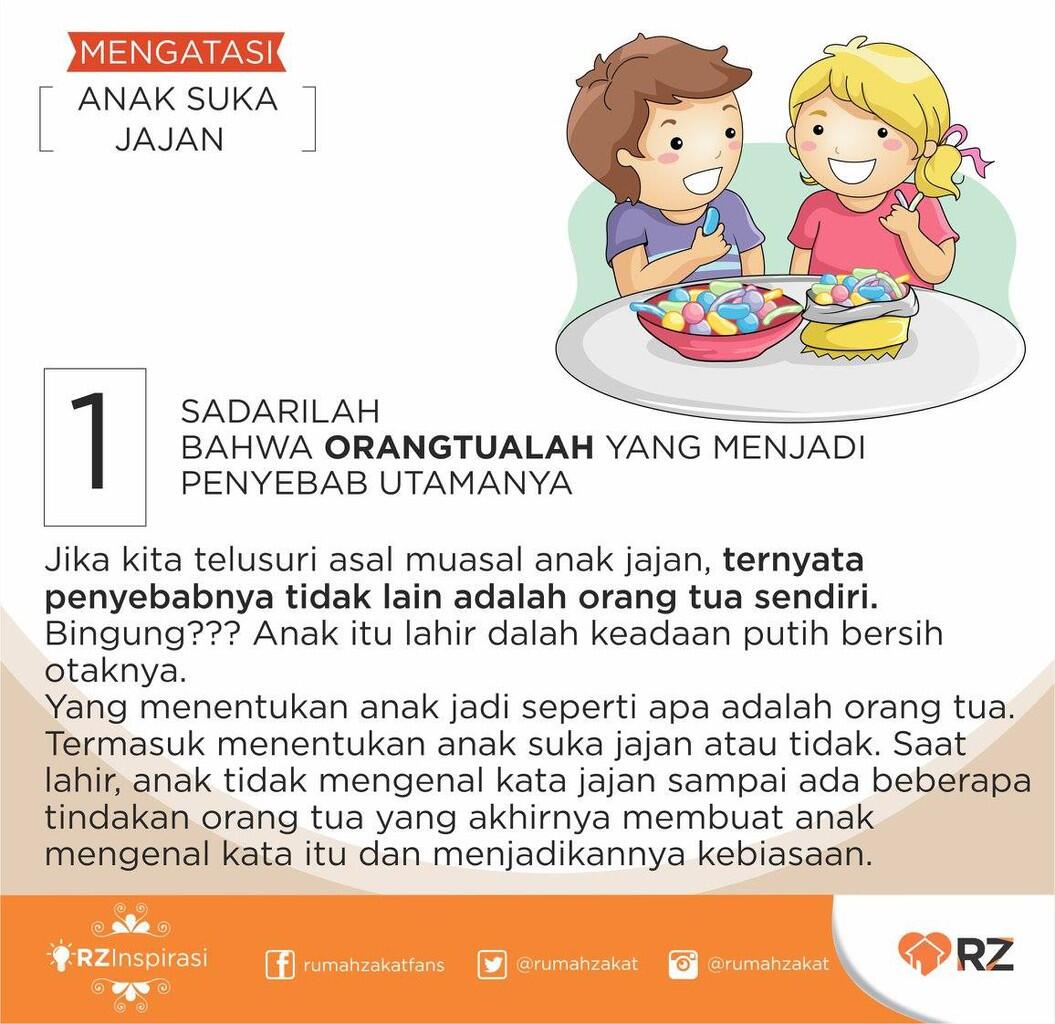 MENGATASI ANAK SUKA JAJAN