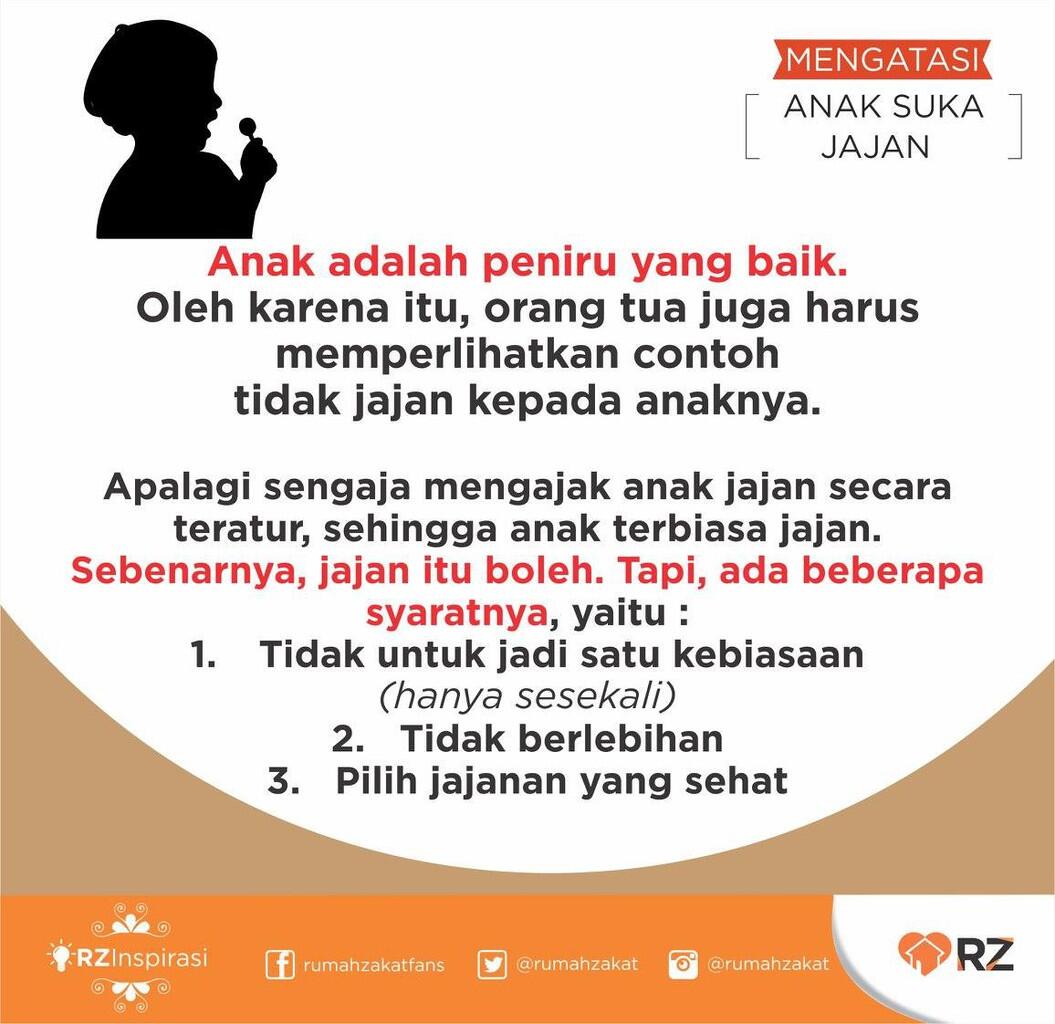 MENGATASI ANAK SUKA JAJAN