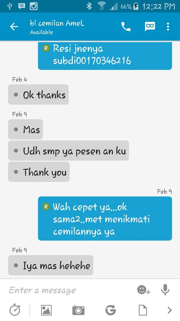 Testimony selama berjualan di Kaskus