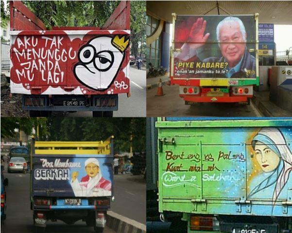 Kumpulan Tulisan di Truk yang Bikin Ngakak!