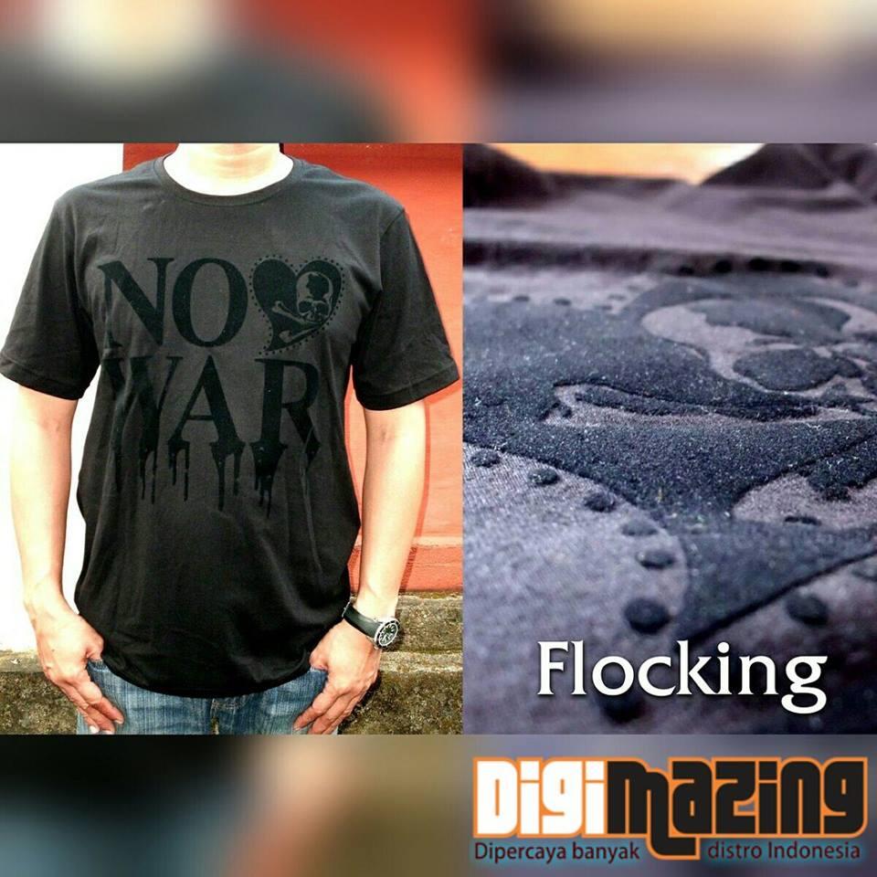 Penjelasan mengenai sablon Flocking!