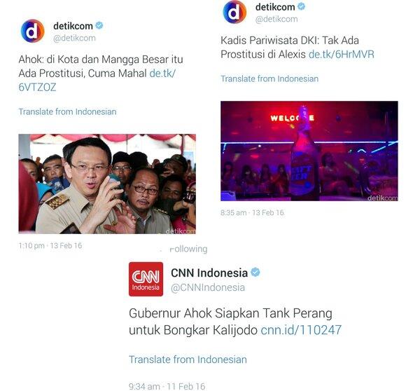 Lunaknya Ahok dan Kapolda Metro terhadap prostitusi di Hotel Alexis