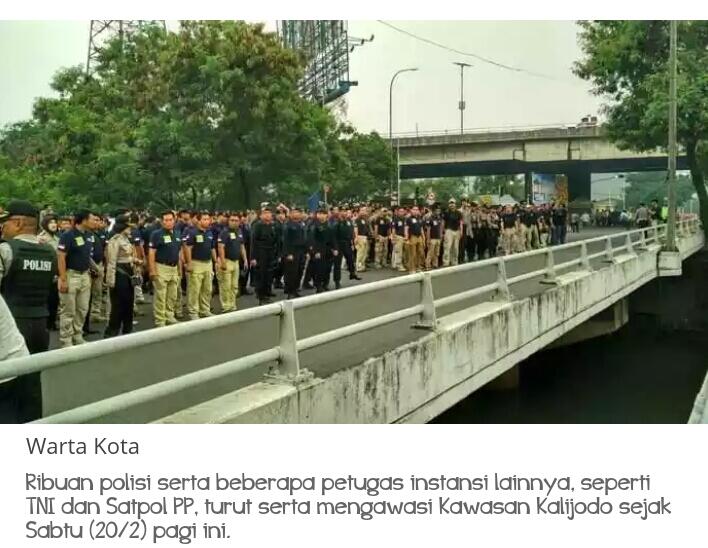 BREAKING NEWS: Kalijodo Dikepung Ribuan Polisi