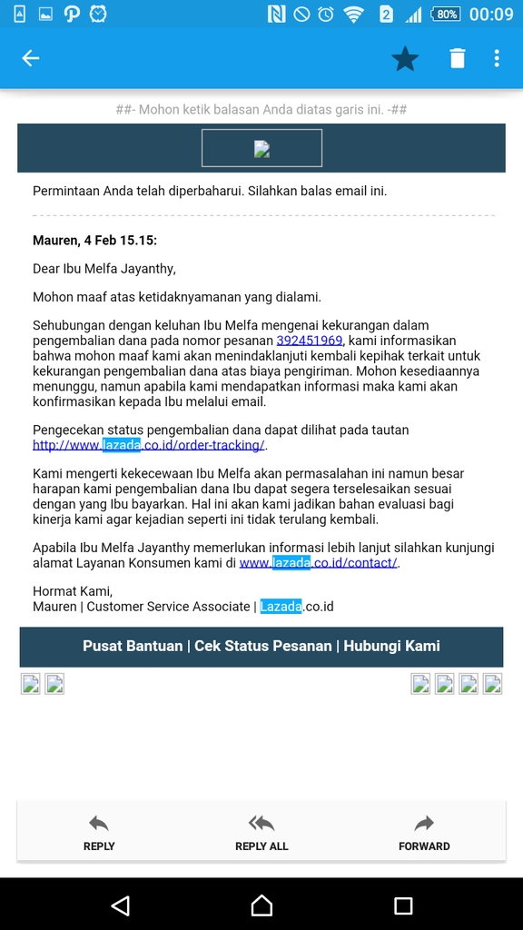 REFUND LAZADA TIDAK SESUAI DENGAN PERLINDUNGAN PEMBELI!!