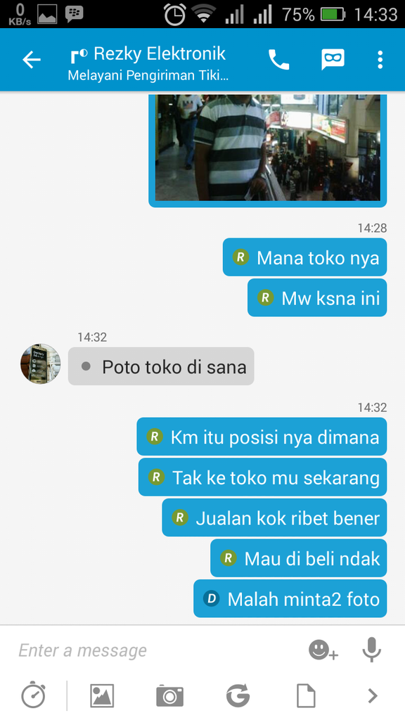 Hati hati penipuan jual hp online gan