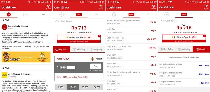 Install Aplikasi &amp; Buka Lockscreen Android Bisa Dapet Pulsa Gratis