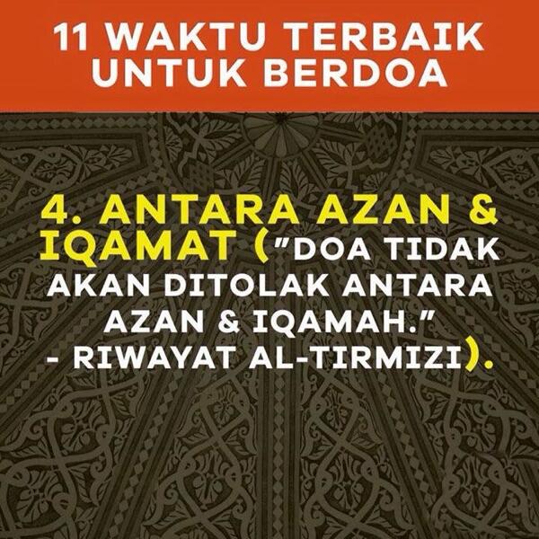 11 Waktu Terbaik Untuk Berdoa