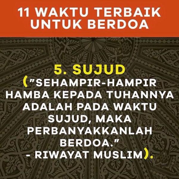 11 Waktu Terbaik Untuk Berdoa