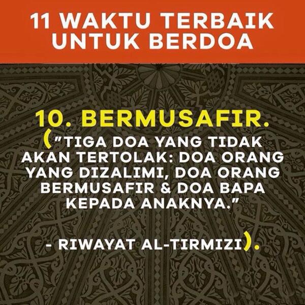 11 Waktu Terbaik Untuk Berdoa
