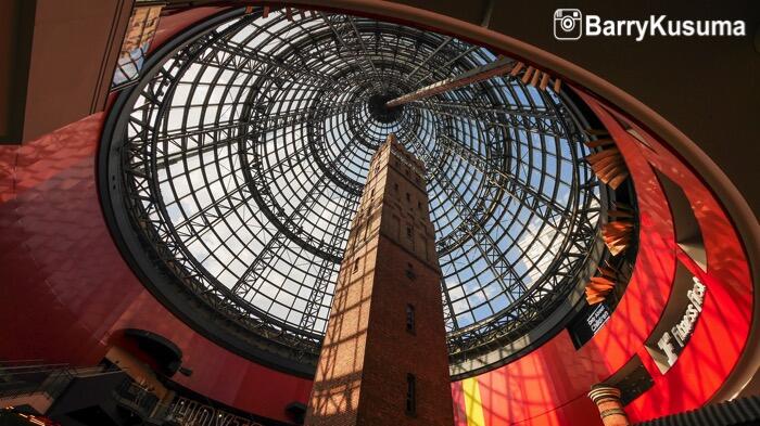 Coop Shot Tower Bangungan Tua yang ada didalam Mall.