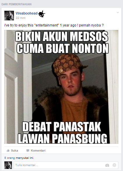 (SPYING) Ane nyoba mampir ke grup anak yimyam (Tukang bikin meme). 