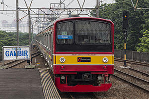 Deretan Kereta COMMUTER JABOTABEK