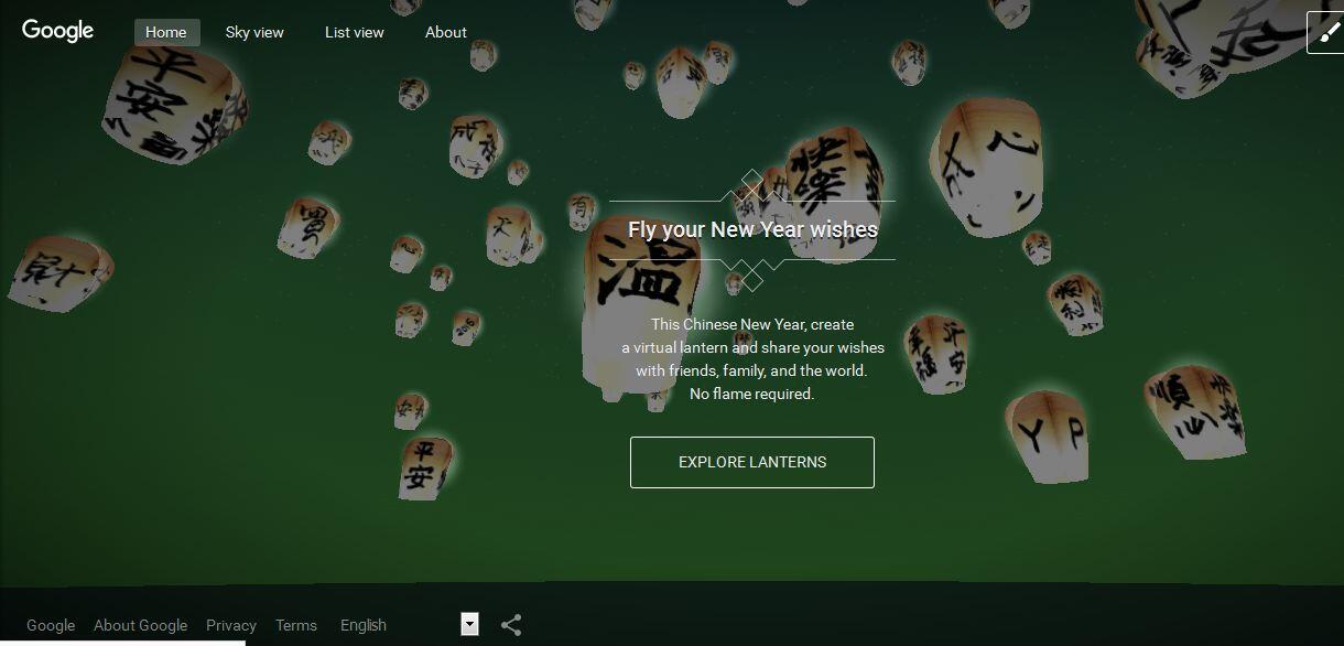 Rayakan Festival Lampion dengan sedikit bantuan dari Google 