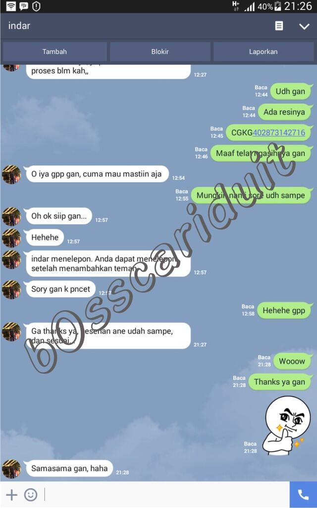 👍👍Feedback &amp; Testimoni by Agan b0sscariduit 👍👍