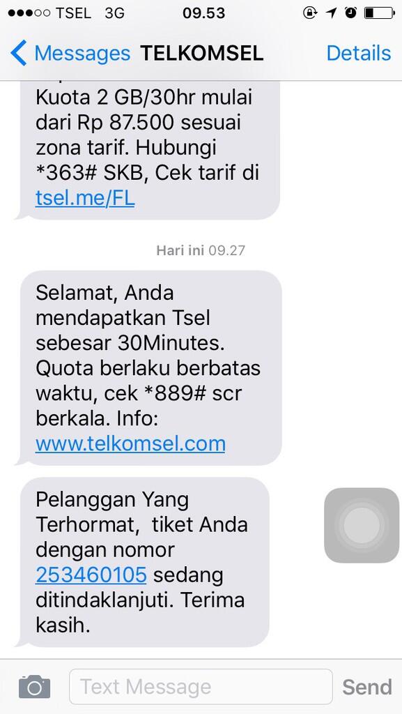 Tiba-tiba Terdaftar NSP Telkomsel !!!