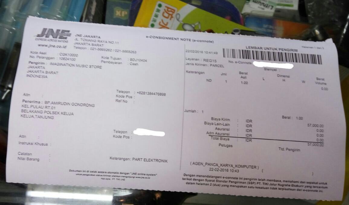 Pesanan Dryer Bass Soundgear Meluncur Ke Kab. Tabalong, Kalimantan Selatan