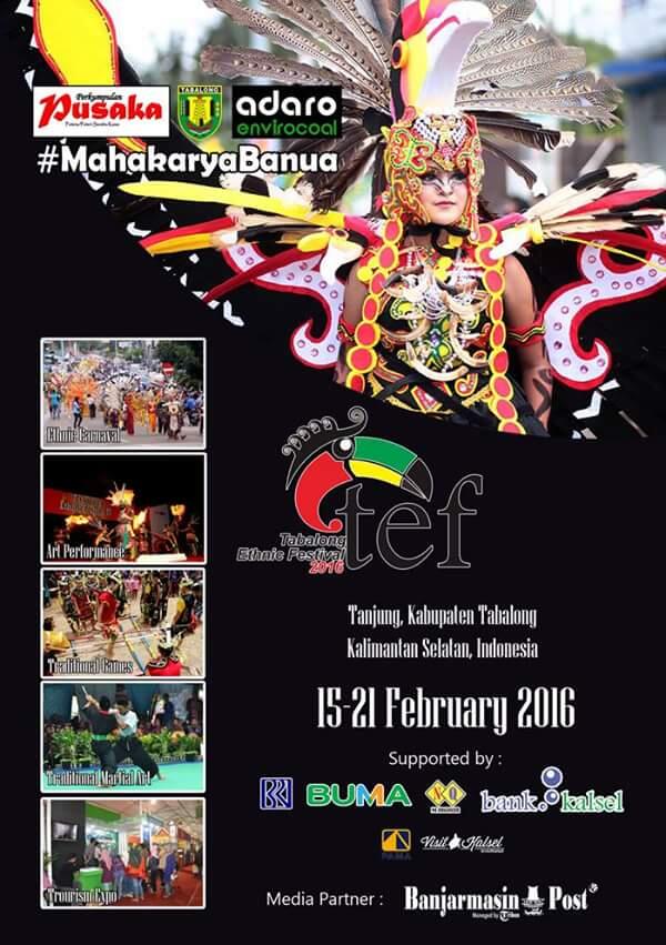 maha karya banua : TABALONG ETHNIC FESTIVAL 2016