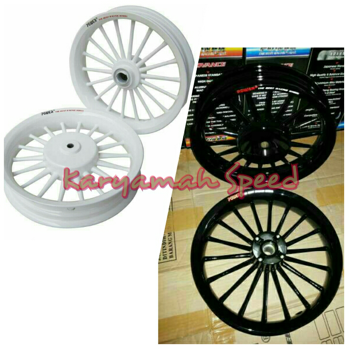 Terjual VELG POWER VARIO 125/150-VARIO-SCOOPY-SPACY-BEAT 