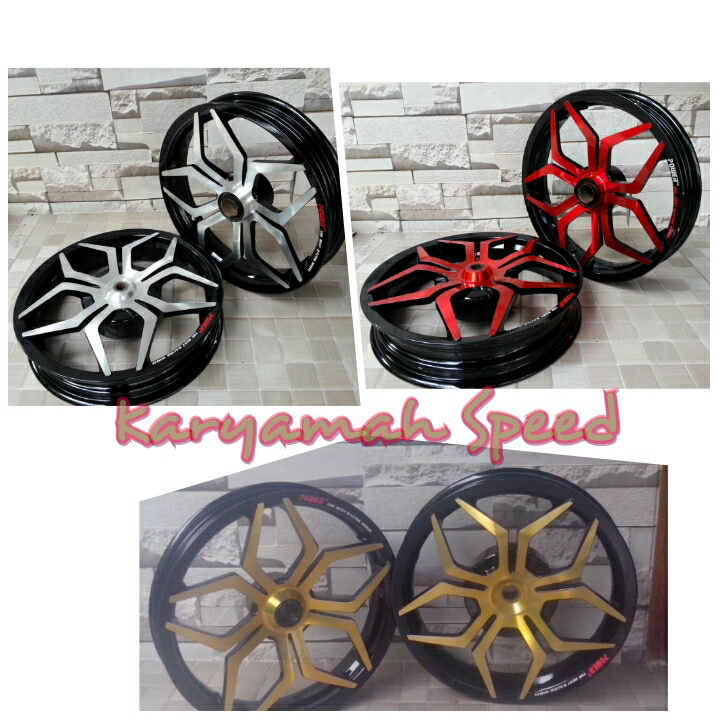 Terjual VELG POWER VARIO 125/150-VARIO-SCOOPY-SPACY-BEAT 