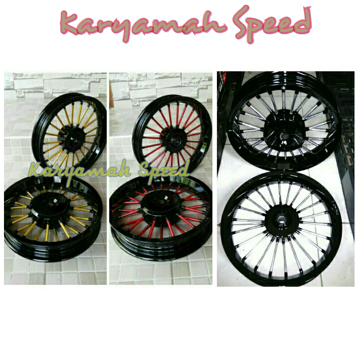 Terjual VELG POWER VARIO 125/150-VARIO-SCOOPY-SPACY-BEAT 