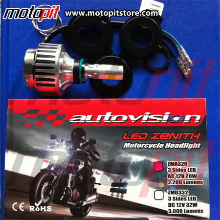 HID DRL LED lebih terang & hemat listrik. Bikin motormu makin keren sekarang!
