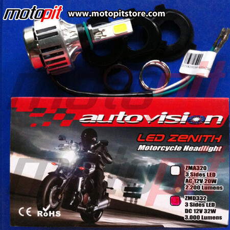 HID DRL LED lebih terang & hemat listrik. Bikin motormu makin keren sekarang!