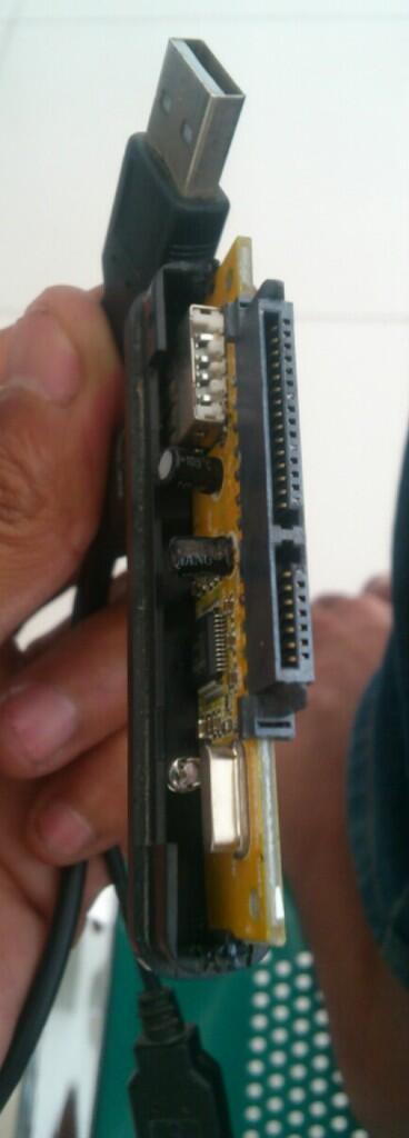 harddisk sata 3.5 mau di buat external help