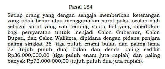 Yusril Kumpulkan KTP Dukungan Tanpa Nama Cawagub, Koq bisa?